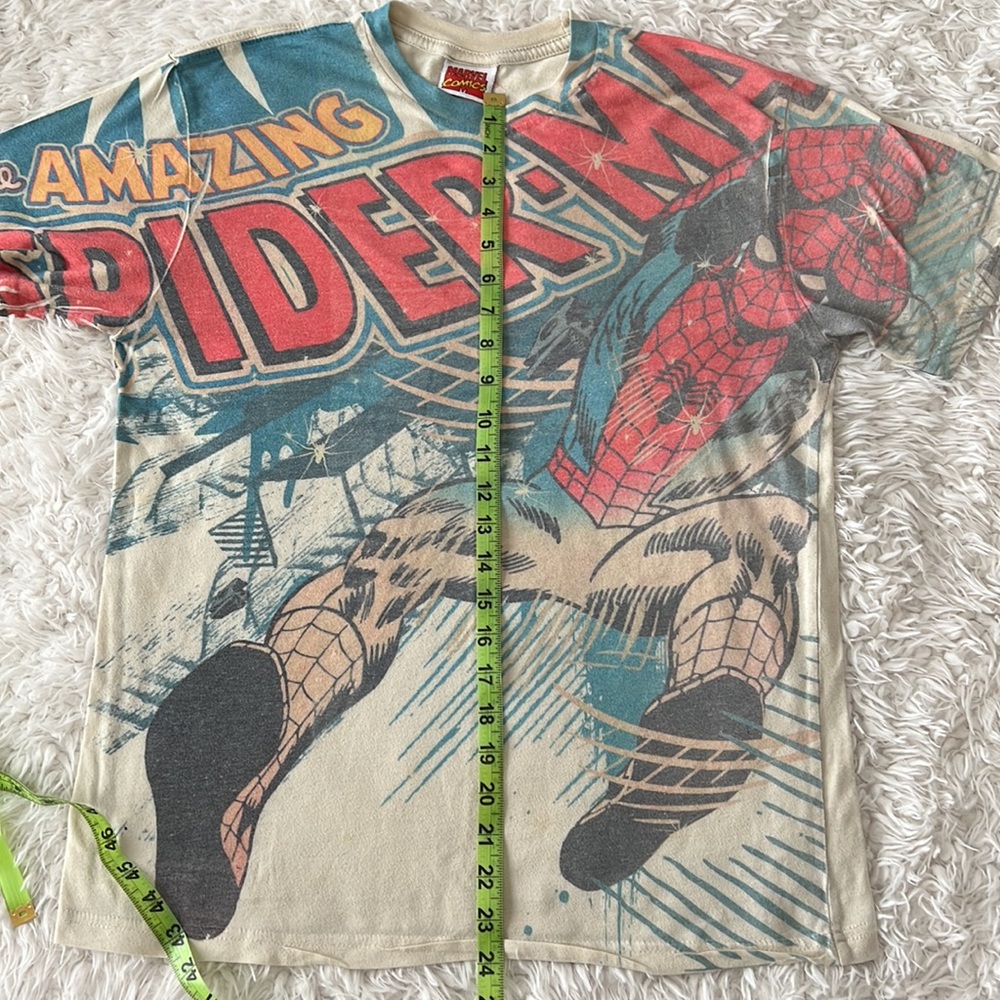 Vintage Marvel Spiderman Comic Shirt - Picture 12 of 13